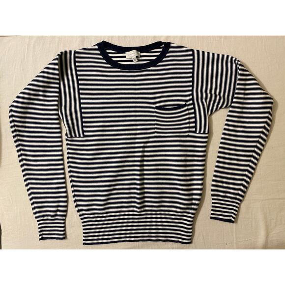 Lucky Brand Women's Size XS Long Sleeve‎ Knit Shirt Sweater Striped Casual - Picture 1 of 7